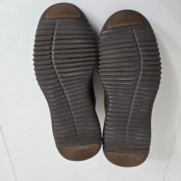 Cole Haan Mens 2.ZeroGrand Laser Wingtip Oxfords Sz 7M Tan/Java Preppy Business - Picture 10 of 12